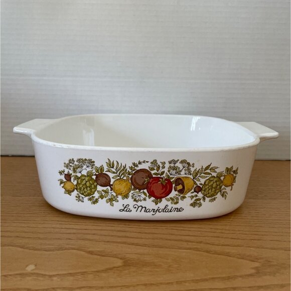 Vtg Corning Ware La Marjolaine 3-Piece Casserole Dish Set A-2-B / A-1-B / P 43 B - Picture 3 of 9